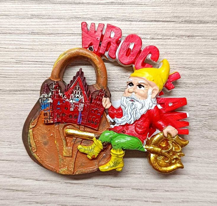 WROCŁAW KRASNAL Magnes na lodówkę AM73