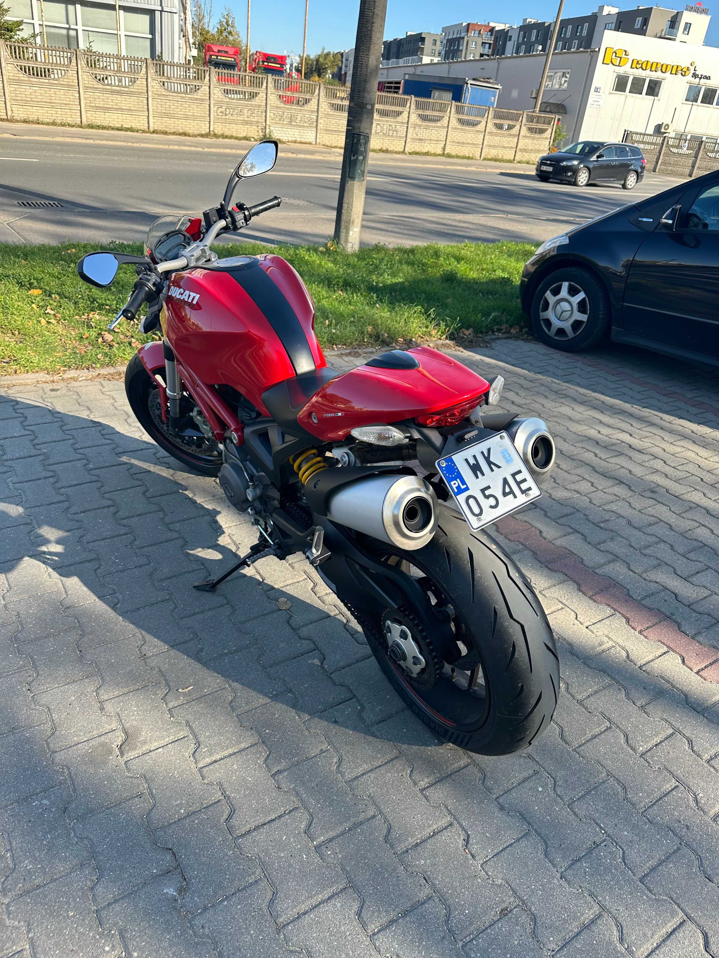 Ducati Monster 796, 2013 roku, 15tyś Duży Serwis, Nowe Opony (nie 696)