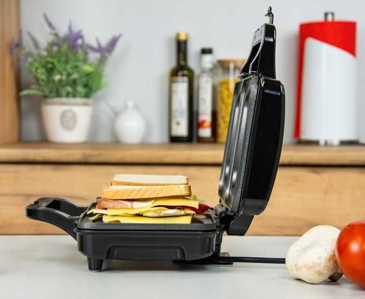 DUŻY Toster grill opiekacz DO KANAPEK XXL nie wylewający FIRST AUSTRIA