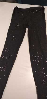 Getry legginsy Calzedonia w cekiny rozm. 140