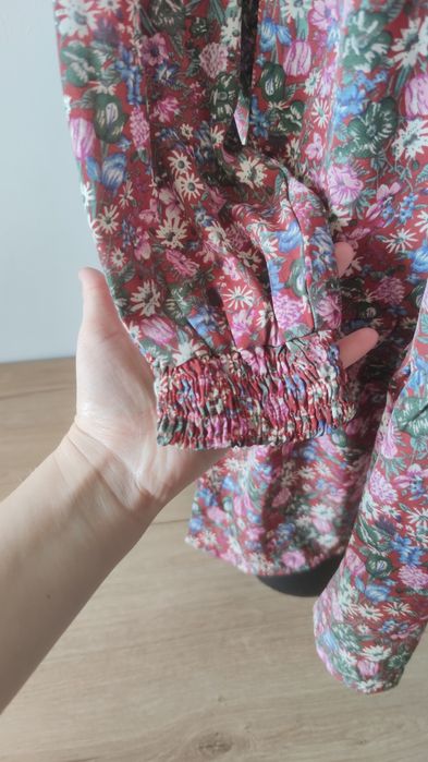 Sukienka luźna kwiaty r. XS/S
