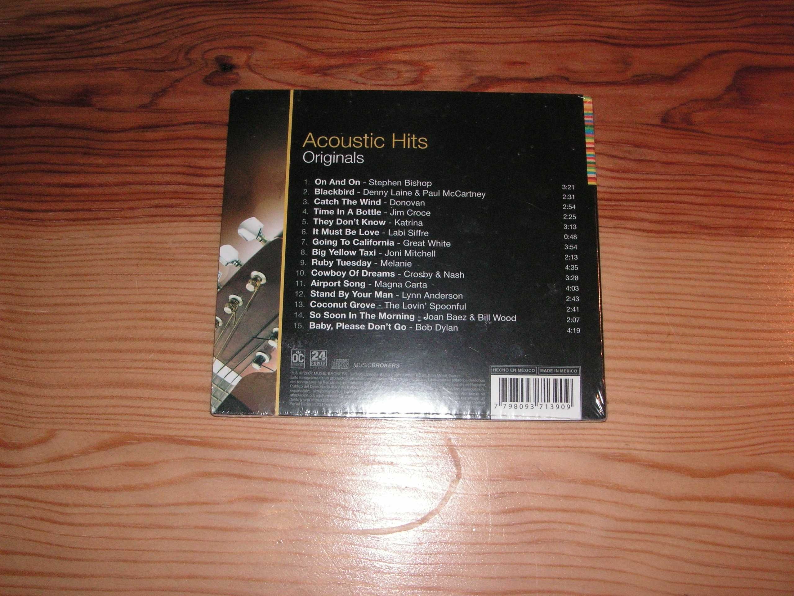 CD Acoustic Hits Originals ( Novo )