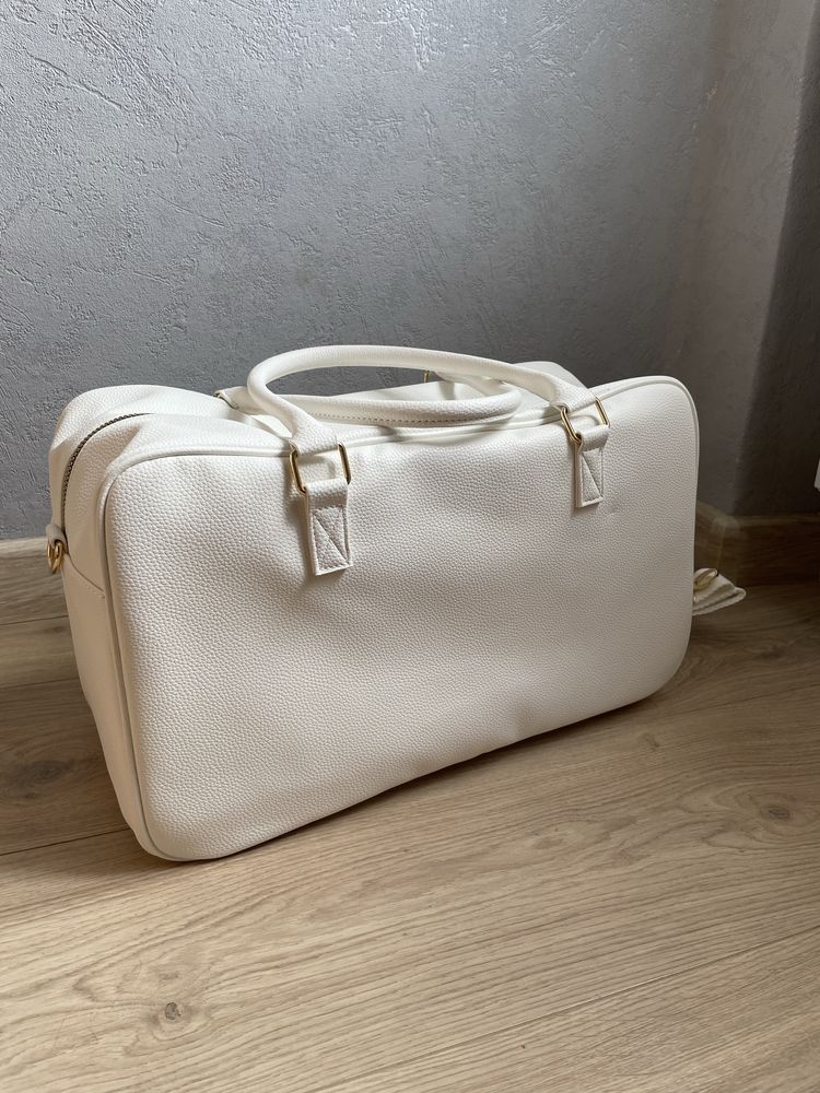 Torba duża podróżna weekender Hello Kitty biała nowa na wyjazd