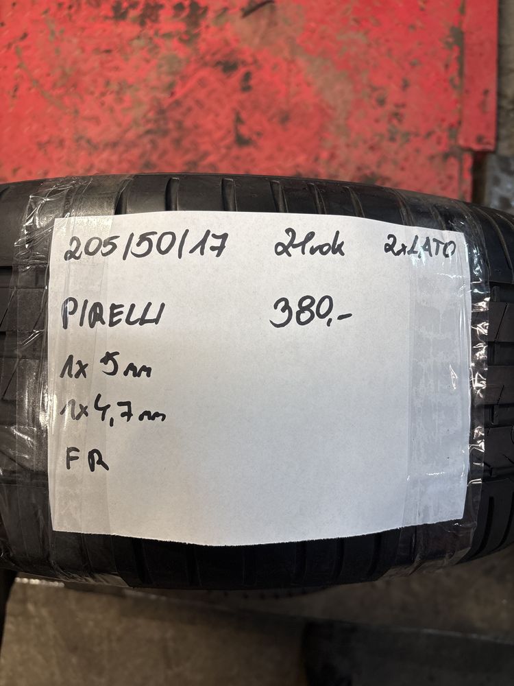 205/50R17 Pirelii 21 rok lato 2szt