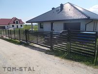 Brama przesuwna palisadowa 4m - komplet pod klucz -dostawa cała polska