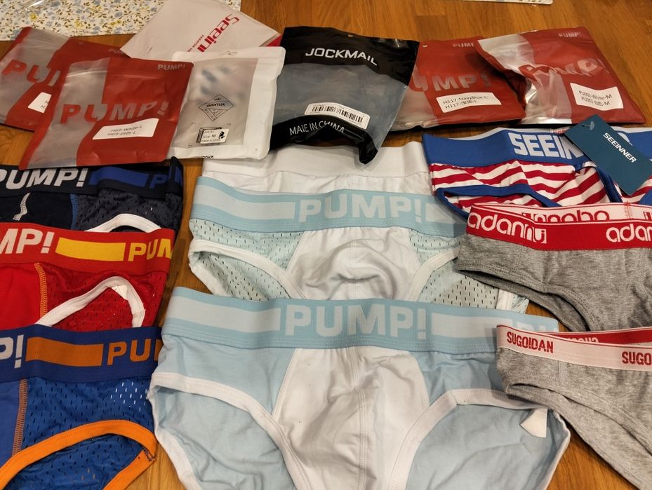 Slipy męskie 9 par pump okazja