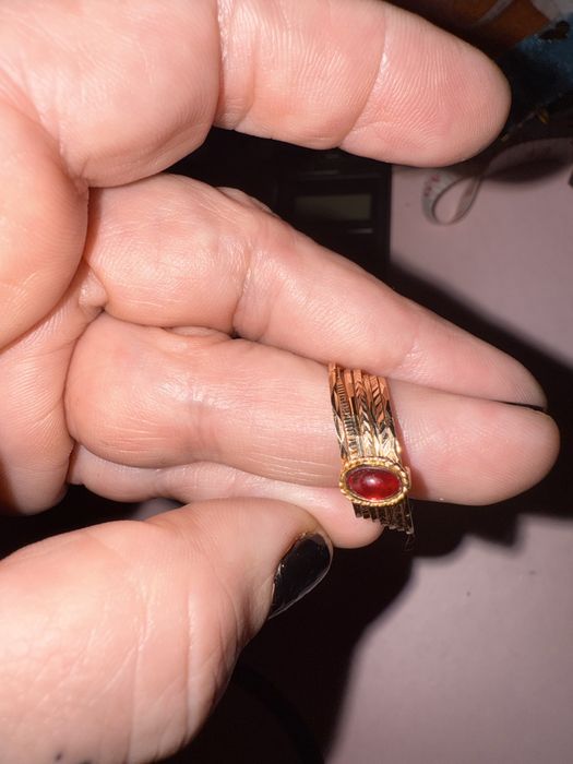 Anel 7 escravas em ouro 19,2k