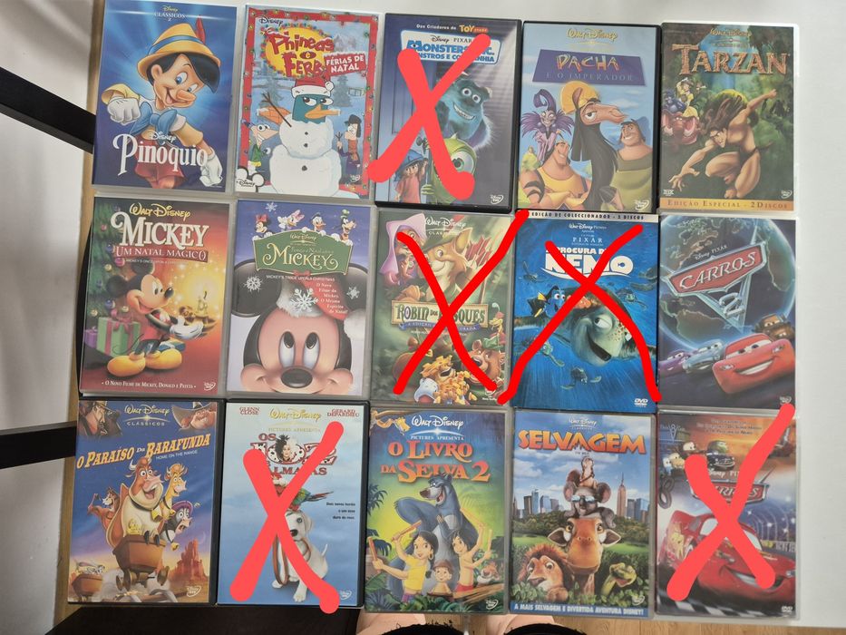 DVD'S Filmes infantis