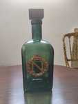 Garrafa antiga vintage verde