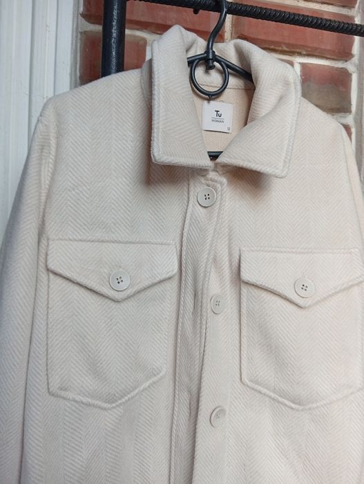 Рубашка теплая светлый беж,, UK