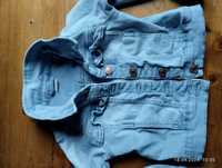 116 kurtka jeansowa katana niebieska smyk cool club falbanki