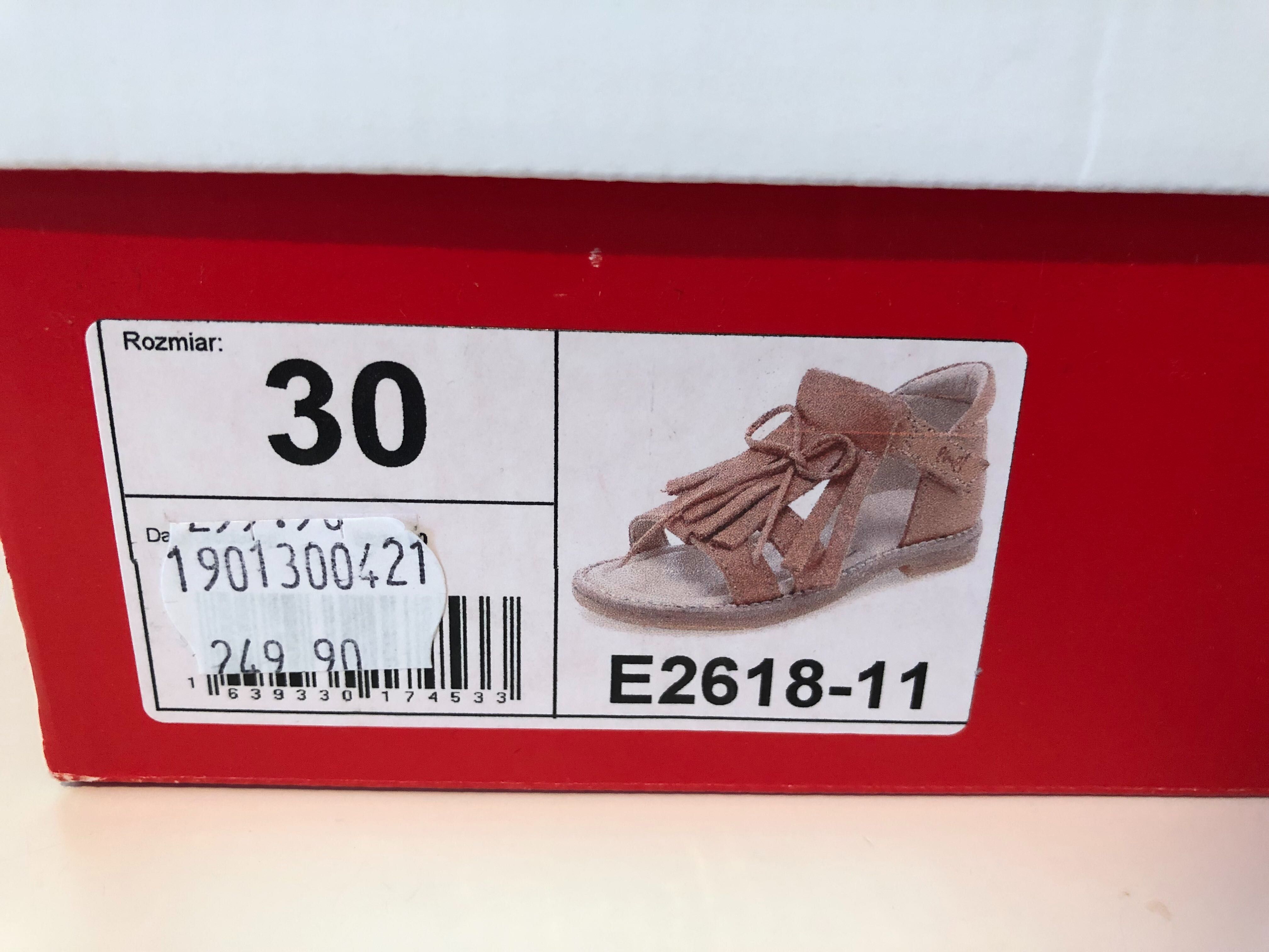 Nowe buty Emel sandałki E2618-11 r 30 Sandały