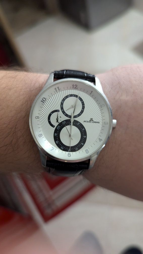 Часы Jacques lemans 1-1235, годинник Австрія