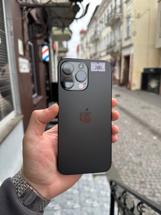 iPhone 14 Pro Max 256гб Space Gray Neverlock рідний акум 100% 16 цикла