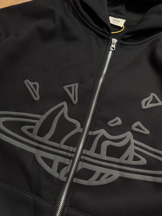 Broken Planet zip hoodie Оверсайз зіп худі з принтом кофта паф принт