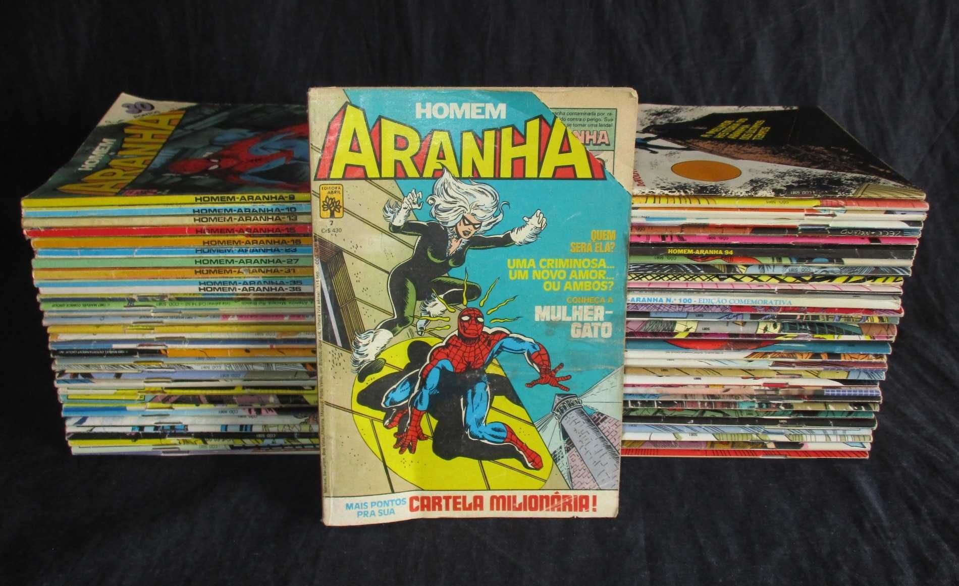 Livros BD Homem Aranha Marvel Abril 1984 BR