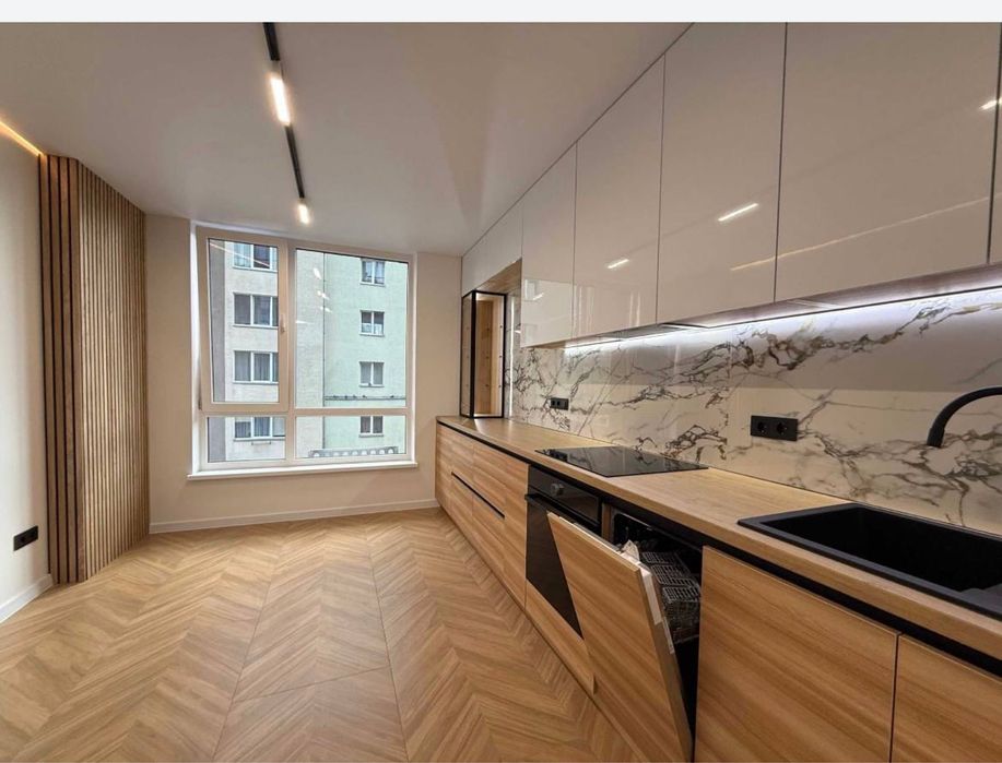 Новобудова в районі Велесу,сучасна част.меблі гардироб.