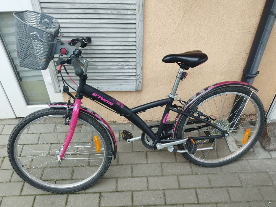 Rower dziewczęcy używany  Decathlon Nature Poply 500 // 24''