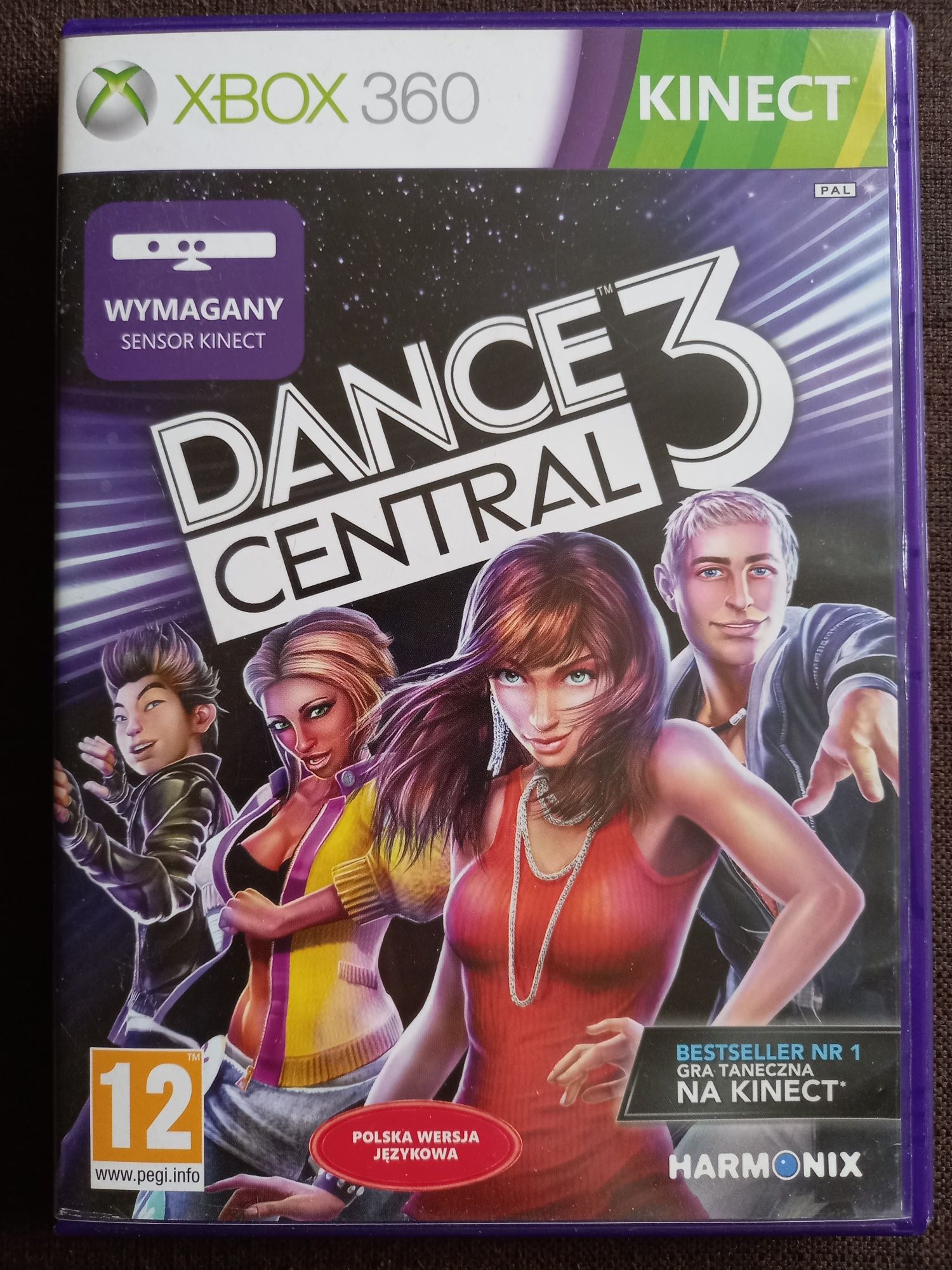 Gra Dance Central 3 wersja PL!!! na konsolęxbox 360 kinect
