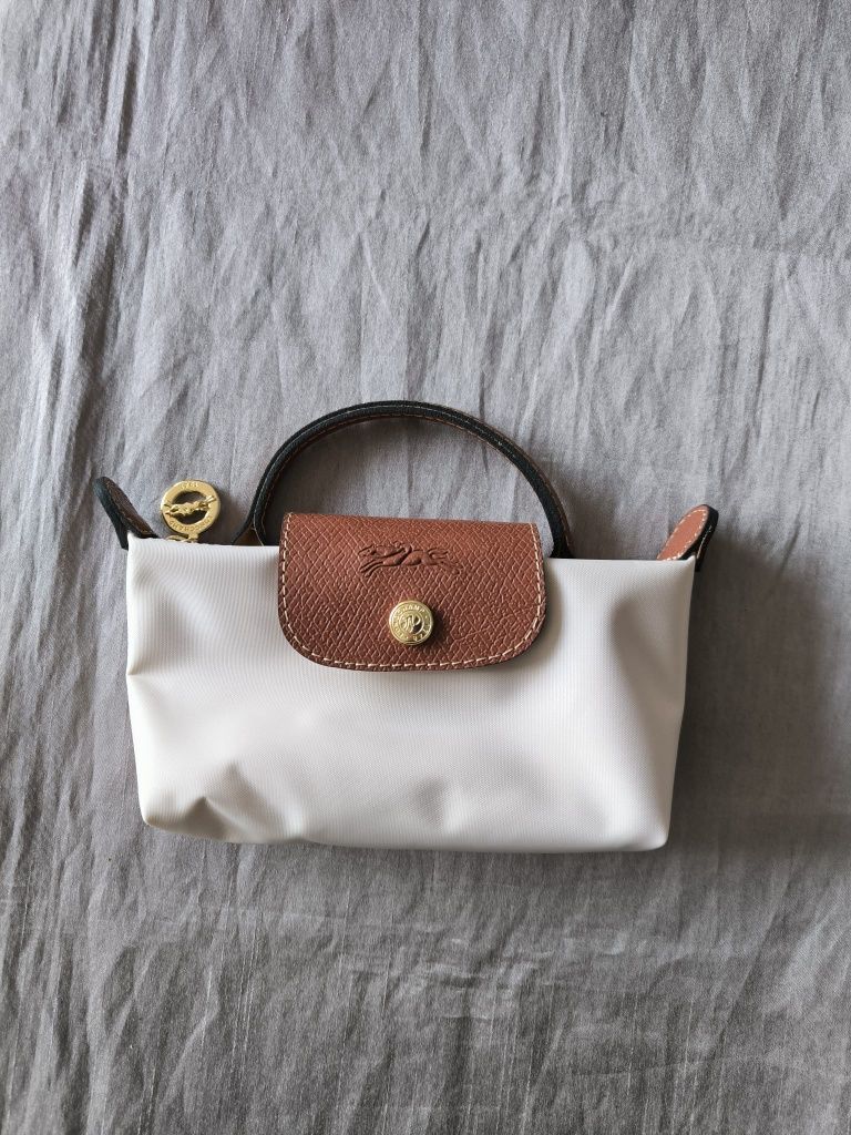 Longchamp bege tamanho xs