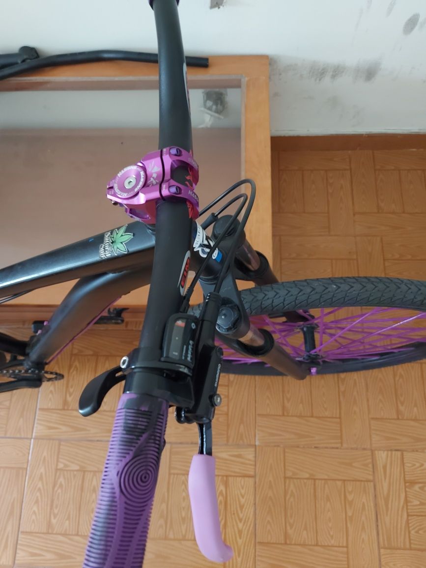 Bicicleta st 120 modifica pra whellie