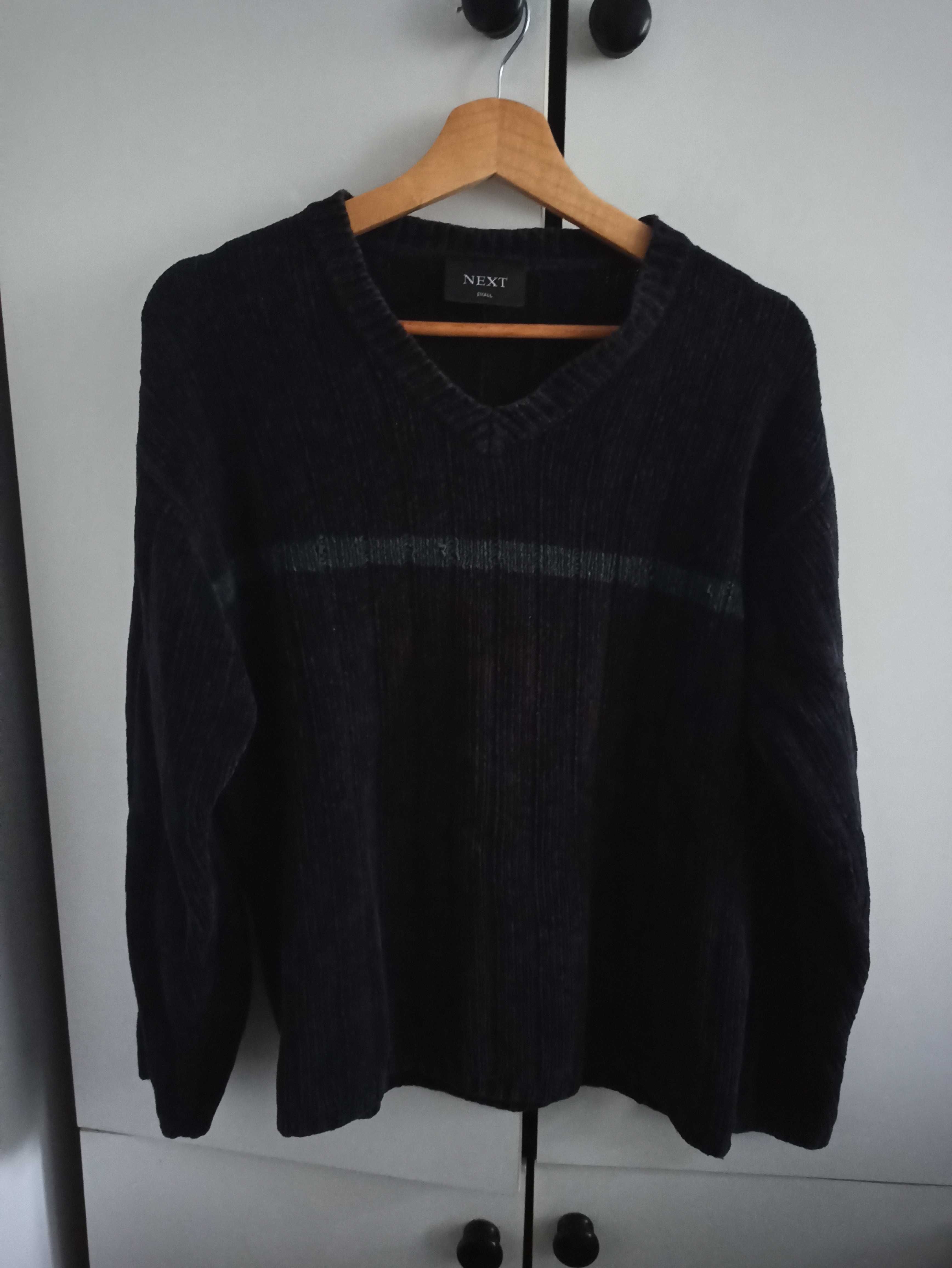 Szenilowy vintage sweter Next