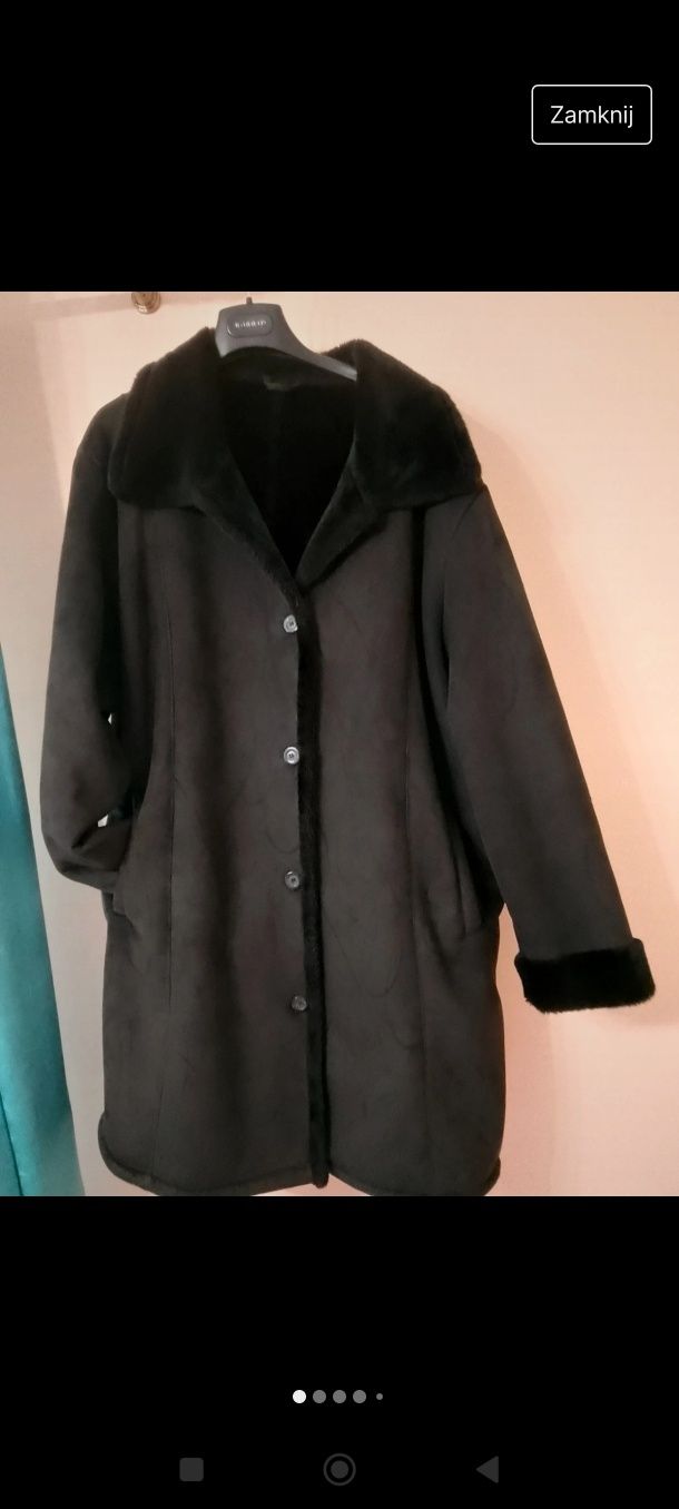 Płaszcz damski zimowy oversize