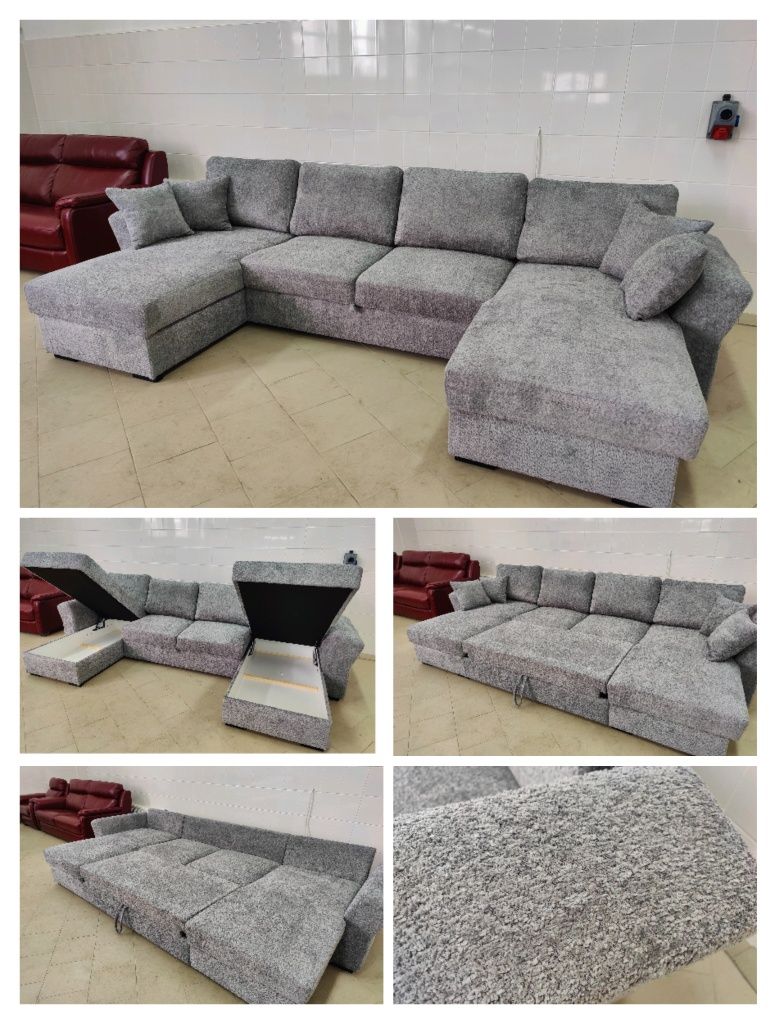Новий розкладний П-подібний диван. М'які меблі. Німеччина
