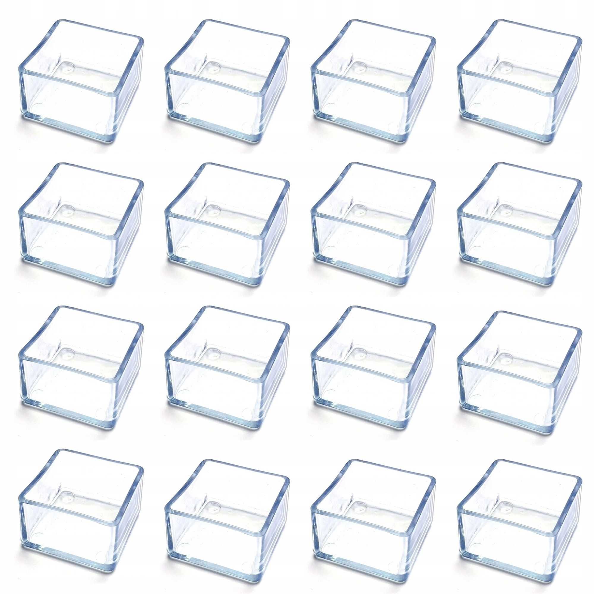16szt Nakładki Na Nogi Krzesła 30x30mm