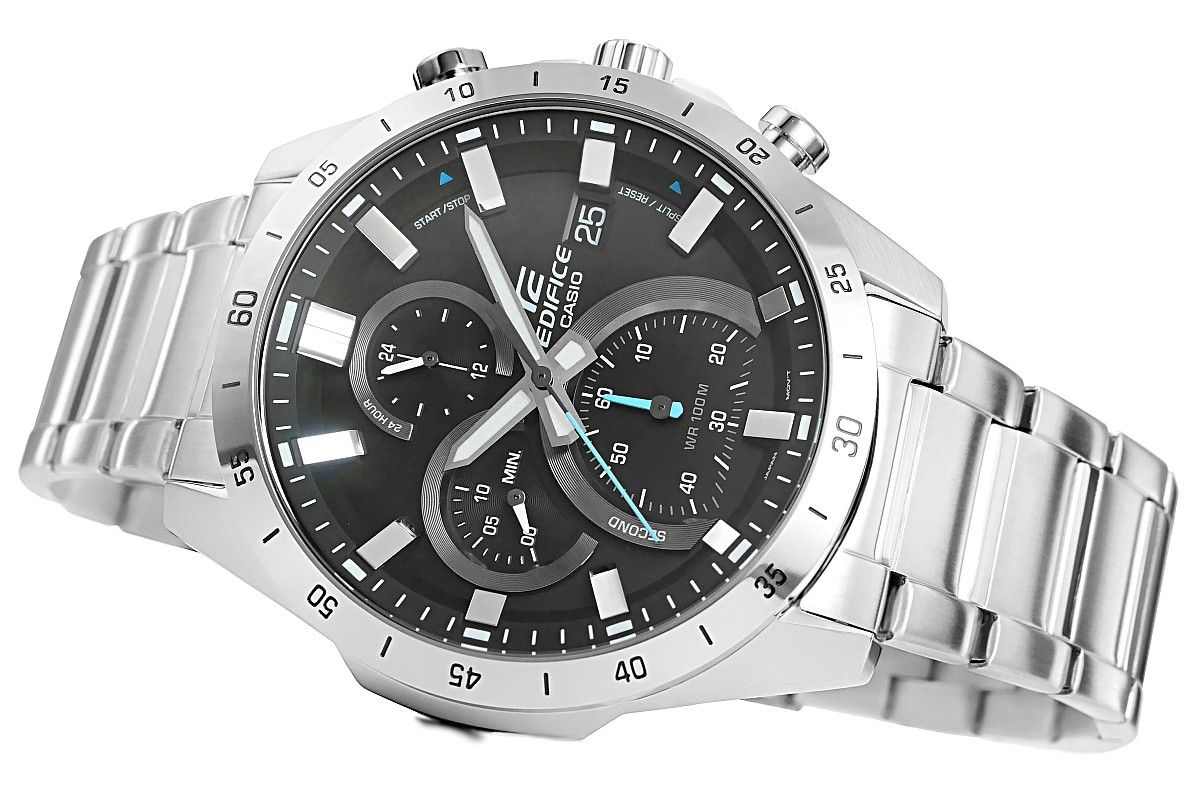zegarek męski casio edifice efr-571d-1avuef 10 bar + box