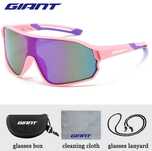 Okulary LOGO GIANT rowerowe MTB, Szosa NOWE zestaw red