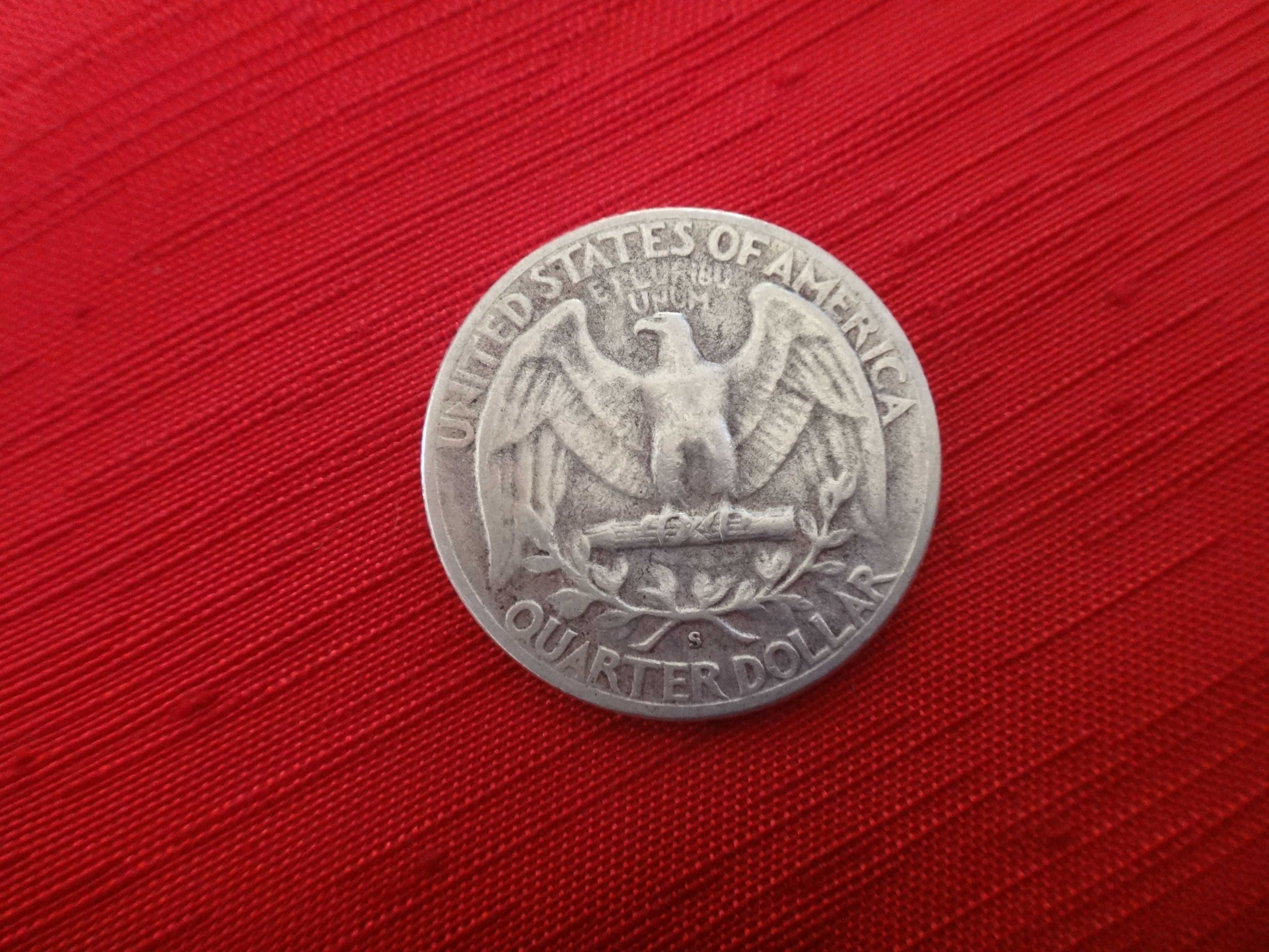 USA - 25 centów Quarter Dollar liberty 1952 r. - srebro