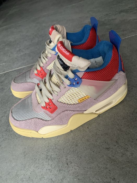 Кросівки union la x nike air jordan 4 retro 'guava ice'