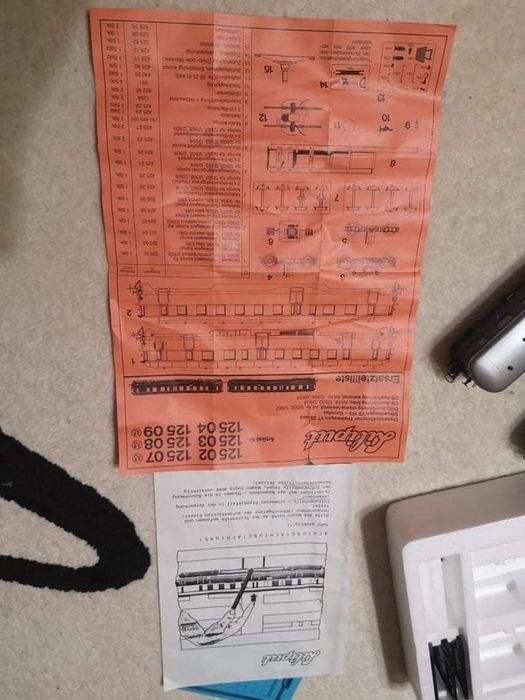 III Rzesza pociąg Liliput H0 1:87 wehrmacht  VT137 + VS145