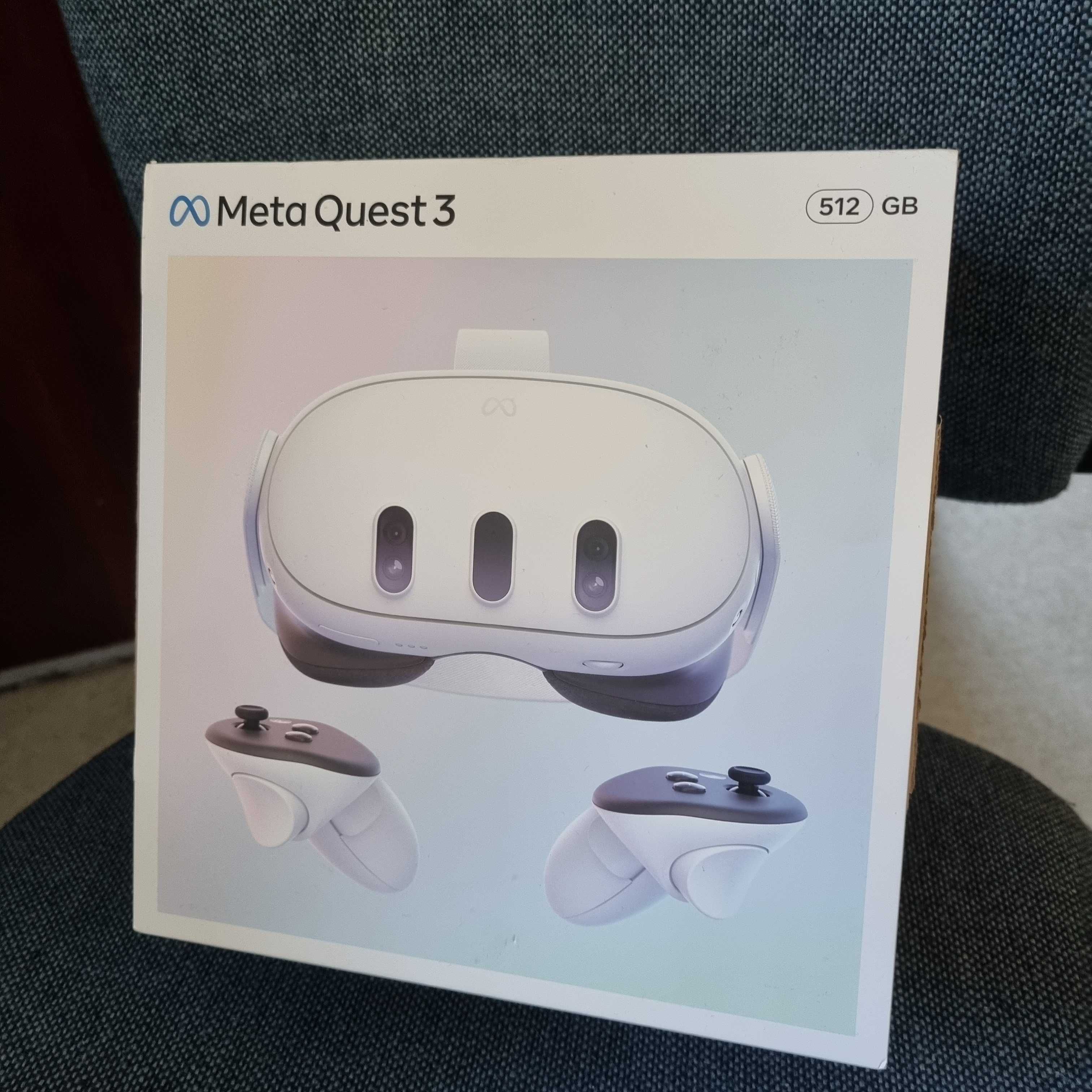 Nowe gogle VR Meta Quest 3 512GB + 112 gier