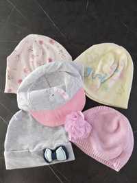 Zestaw 5 czapek dla dziewczynki