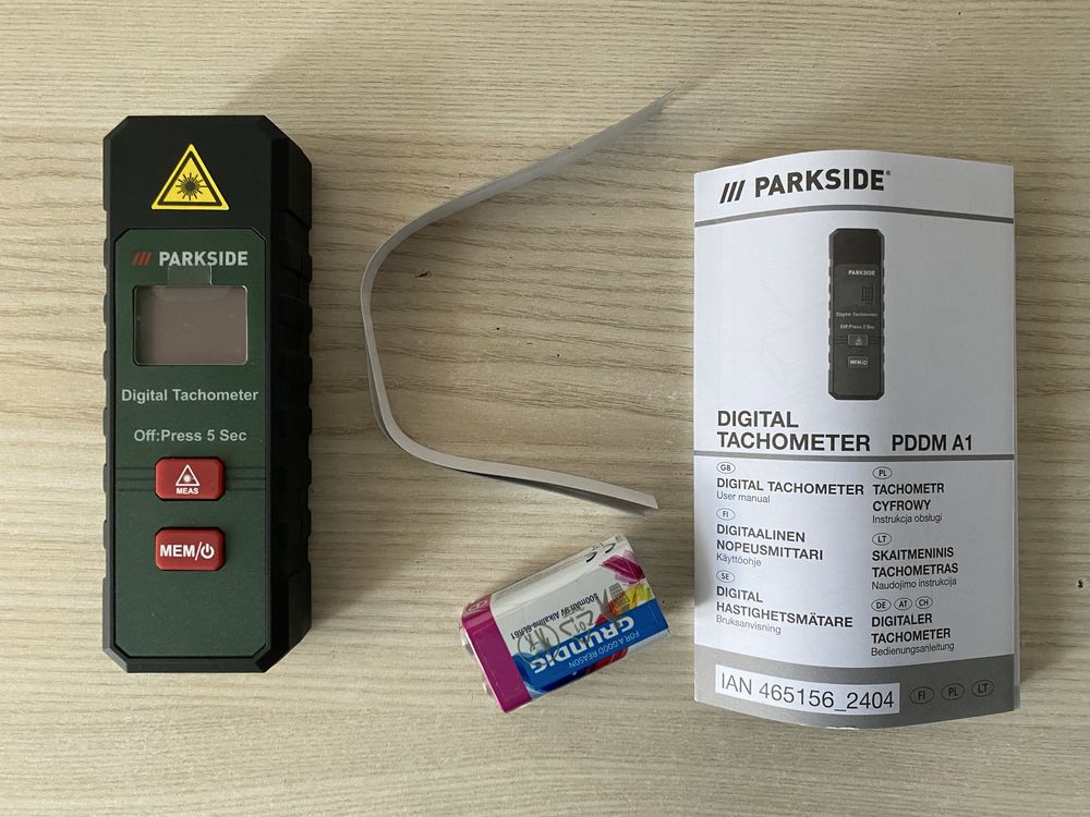Цифровий тахометр Parkside PDDM A1