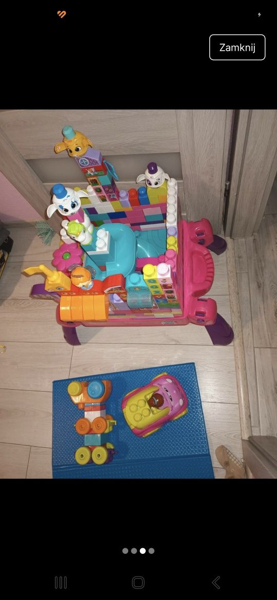 Stolik mega bloks+klocki mix+auta
Mix klocków mega bloks  stolik mega