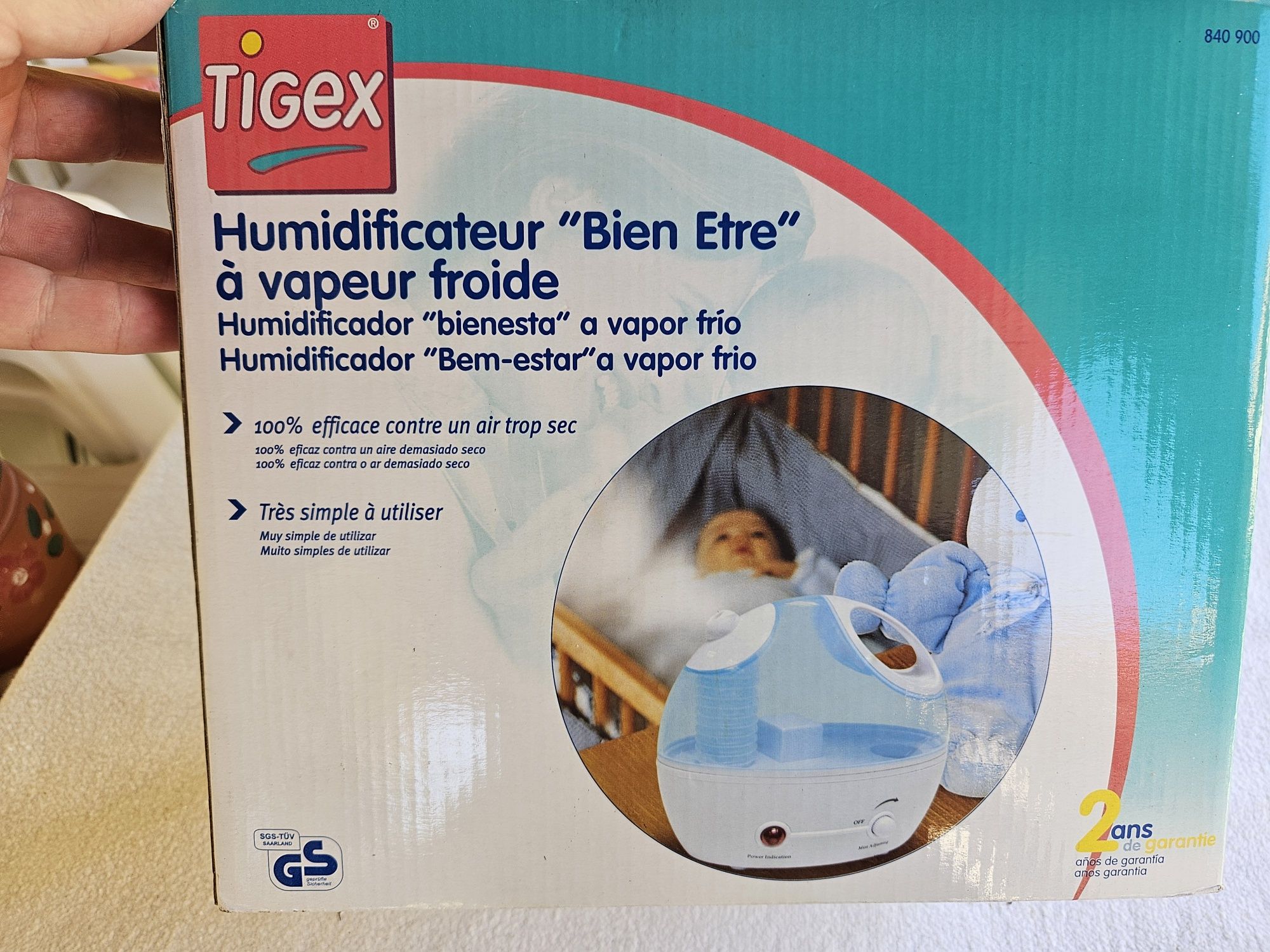 Humificador bem estar de vapor frio Tigex