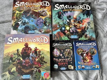 Gra planszowa SmallWorld z dodatkami