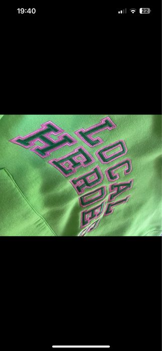Bluza zielona różowa local heroes xs