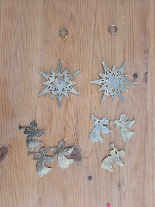 Pack of 2 angels chime ornament