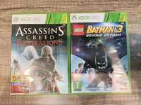 Gry na Xbox 360 assassin's Creed, LEGO Batman 3 i inne