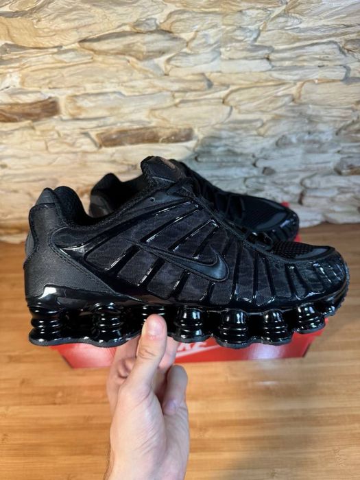 Кросівки Nike Shox TL Triple Black найк шокс тл р40-44