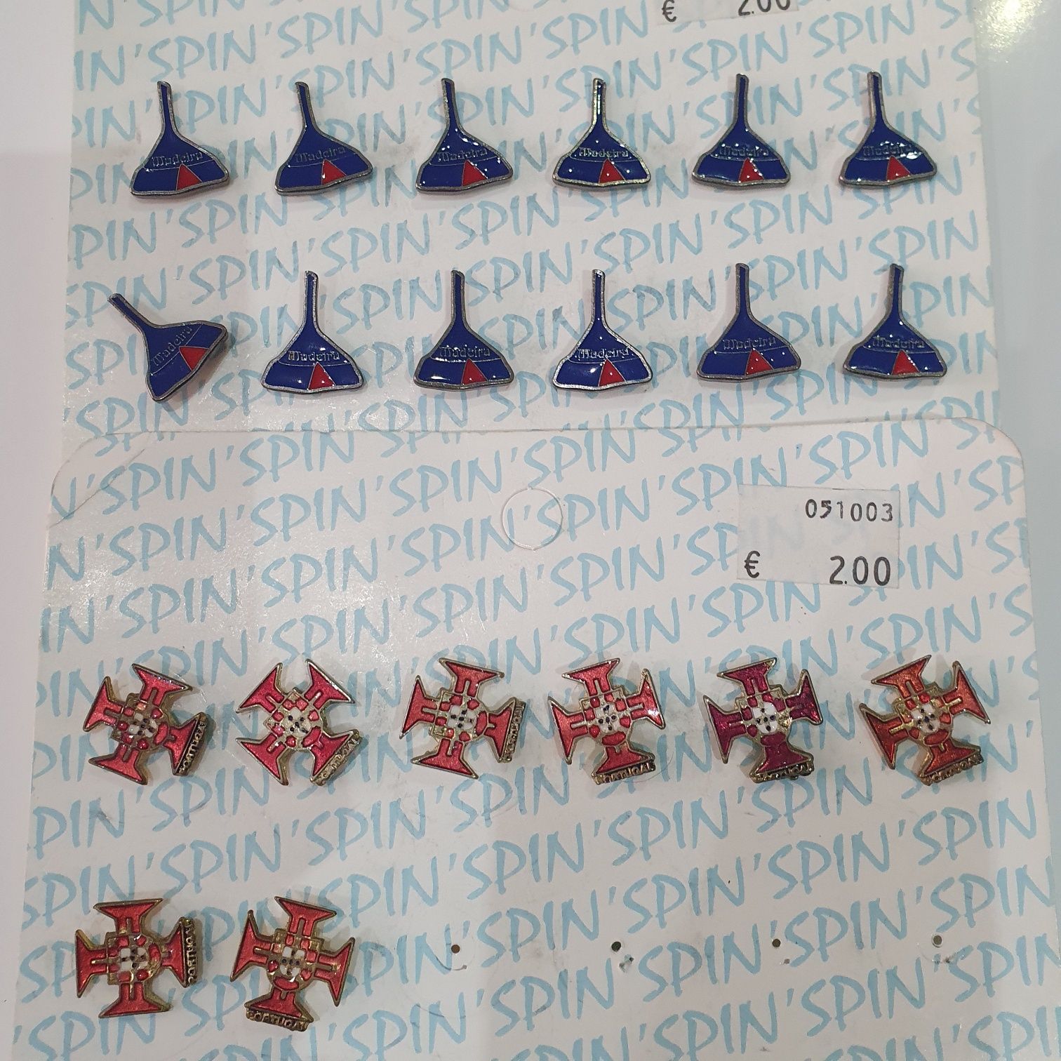 Pin de coleção alusivos à ilha da Madeira
