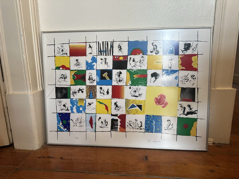 Serigrafia de Rico Sequeira.