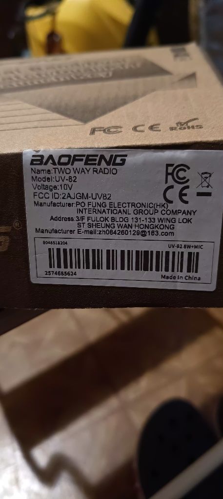 Cb-radio Baofeng uv-82 komplet