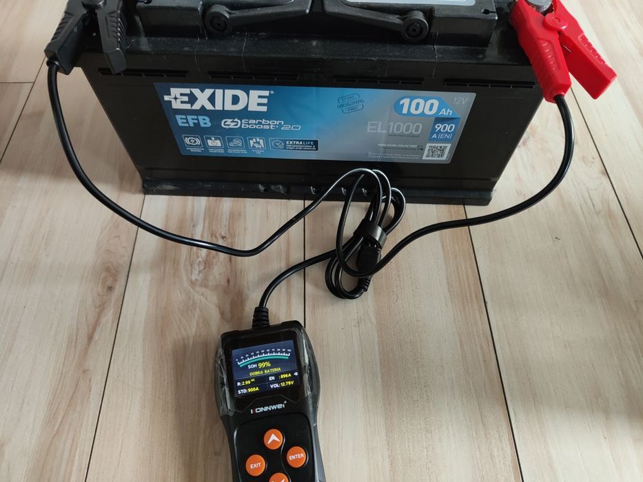 Akumulator Exide Prrmiun Carbon Boost 2.0 EFB 900A Jak Nowy MontażGrat