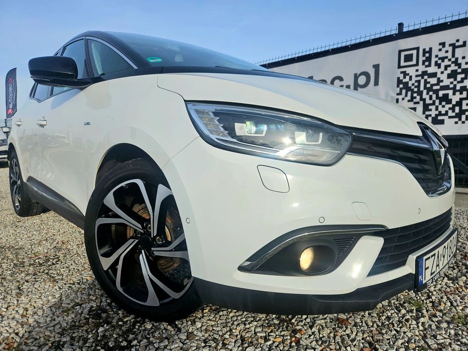Renault Scenic 1.6DCI 160KM Bose Led Nawigacja Kamera Automat Pół Skóry Head Up Opłac