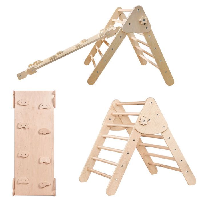 domowy plac zabaw Lama - drewno